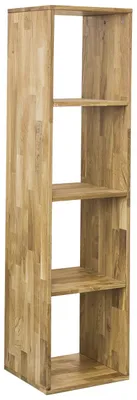 Produktbild von Standregal CUBE aus massiver Wildeiche, geölt, 38,6 cm (B) x 149 cm (H)