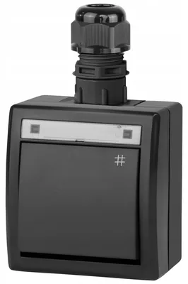 Image de Aquant 2K Connecteur Croisé B/T Ip65 Anthracite 5006-67