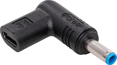 Produktbild von Akyga Plug for Universal Notebook Adapter AK-ND-C09 USB-C / 4.5 x 3.0 mm + pin HP