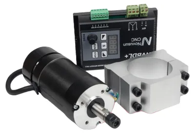 Produktbild von Spindelmotor, 400W Leistung, 48V Spannung, 12000 U/Min Geschwindigkeit, ER8 Kompatibilität,