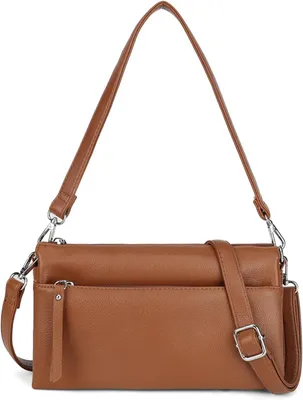 Image de Sac bandoulière pour femme, petite taille, avec bandoulière amovible, plusieurs compartiments, idéal pour un usage quotidien