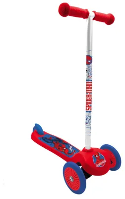 Image de Trottinette Spiderman à 3 roues pour enfants