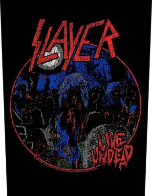 Produktbild von Slayer Live Undead Aufnäher zum Aufnähen 36 x 30 cm