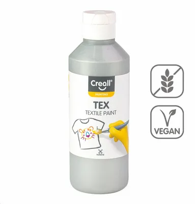 Zdjęcie produktu dla Farba do tkanin Creall Tex 250 ml - srebrny