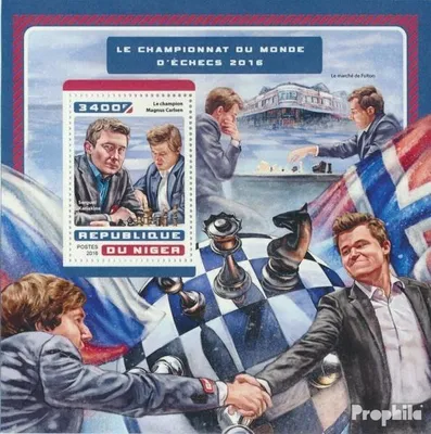 Produktbild von Briefmarken Niger 2016 Mi Block 642 (kompl. Ausg.) postfrisch Schach