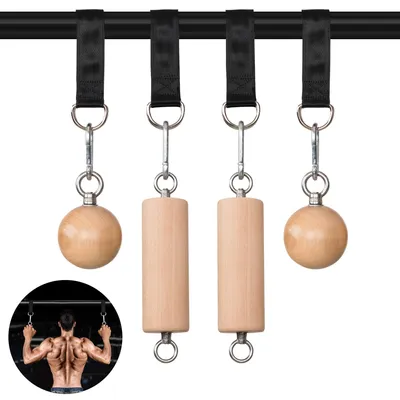 Image de Barres de traction en bois pour entraînement de la force