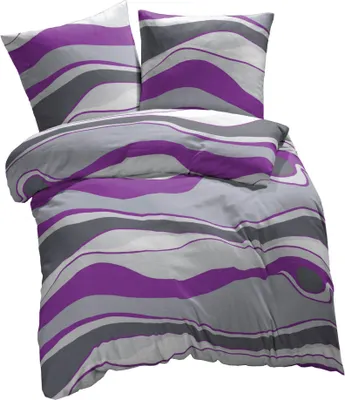 Produktbild von etérea Bettwäsche Microfaser 200x220 cm  2Stk 80x80 cm