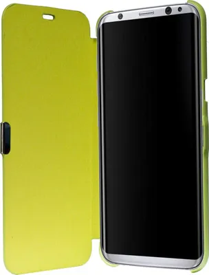 Produktbild von Flip Cover Schutzhülle Case Handyhülle Bookstyle für Samsung Galaxy S8+ Grün