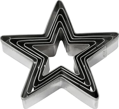 Immagine prodotto di Tagliabiscotti a stella 8 cm 5 pezzi