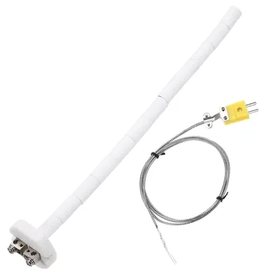 Typ K Thermokoppelsensor, 30,5 cm, 1100 °C, 3 x 300 mm