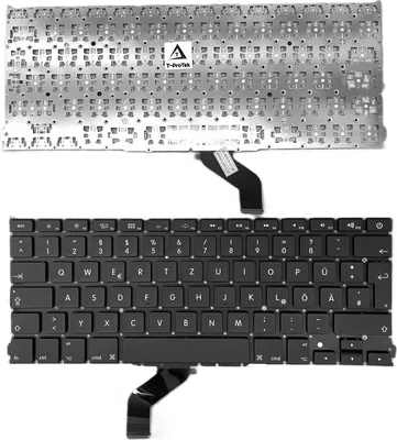 Obrázek produktu pro GERMAN - Klávesnice bez podsvícení kompatibilní s Macbook Pro Retina 13" A1425
