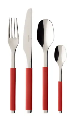 Produktbild von Villeroy & Boch Besteck S+ Cranberry Tafelbesteck Set 24-tlg.