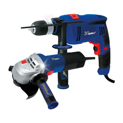 Produktbild von Sada Elektrického Náradia - Príklepová Vŕtačka 900 W, 0-2800 Ot/Min, Samosvorné Skľučovadlo 13 Mm A Uhlová Brúska 950 W, 125 Mm