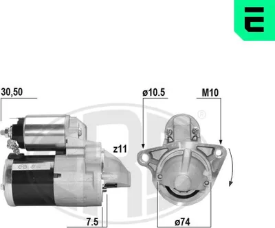 Obrázek produktu pro ERA 221061A Startér 1,4 kW 12V