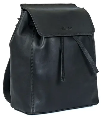 Produktbild von Benthill Rucksack aus Echt-Leder - Kurierrucksack Fahrradrucksack Trekkingrucksack - Damen Herren Beutel - Backpack Leder-Rucksack