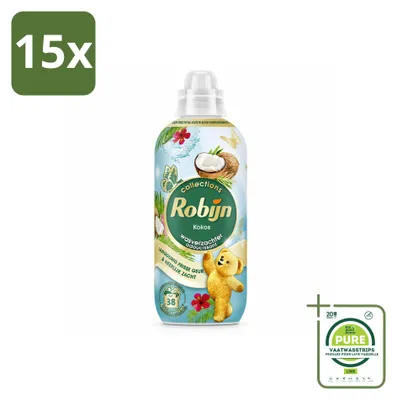 Produktbild von 15 x Robijn Wasverzachter Kokos Sensation 765 ml - Großpackung - 15 Stücke
