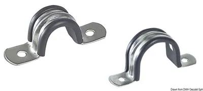 Obrázok produktu pre Svorka potiahnutá gumou AISI 304 14 mm , 1 kus