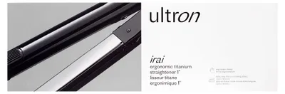 Produktbild von Ultron Irai Ergonomic Titanium Straightener - Ergonomische Titan-Haarglätter