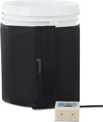 Produktbild von 5-Gallonen Metallfutter Eimerheizer 250W - Einstellbare Temperatur von 17,78 bis 62,78°C mit Thermostat - Schneller Heizlösungen für Landwirtschaft und Tierhaltung