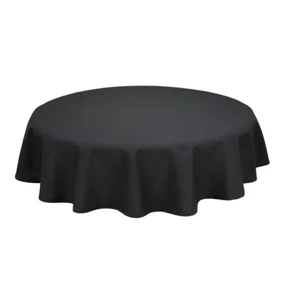 Produktbild von Tischdecke, Rund, 330cm Ø, Black, Treb SP