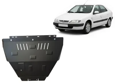 Image de Protection anti-encastrement en acier pour le moteur et la boîte de vitesses de la Citroën Xsara