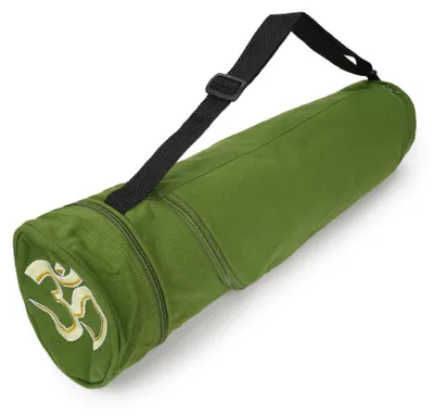Produktbild von yogabox Yogatasche OM Baumwolle - olivgrün 71 x 15 x 15 cm