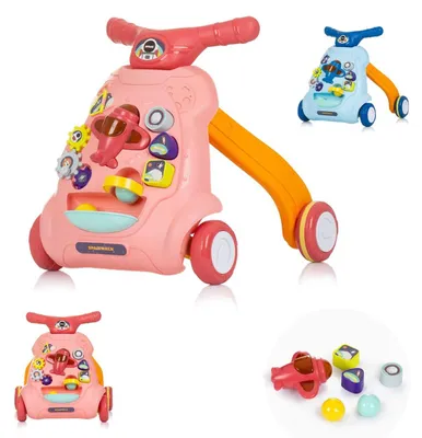 Immagine prodotto di Chipolino girello musica, palline, con diversi giocattoli rosa