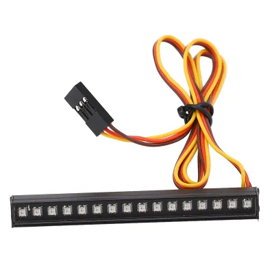 Image de Kit lampe LED de toit de barre RC,Lumière LED de toit de barre RC,Lumière LED de toit de barre RC 16LED,Lampe LED de toit de barre RC,Lumière RC,Pièces détachées pour voitures RC