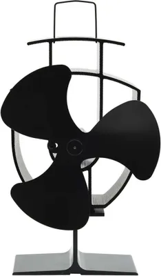 Produktbild von Ofenventilator Wärmebetrieben 3 Blätter Schwarz
