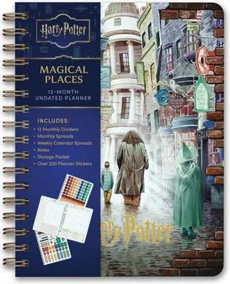 Obrázok produktu pre Harry Potter: Magické miesta 12-mesačný nedatovaný plánovač