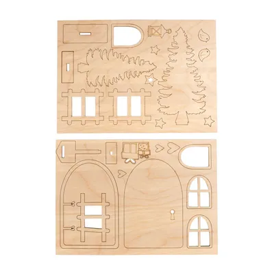 Produktbild von Mini Weihnachtsszene zum Zusammenbauen 26 Teile