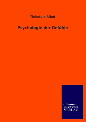Produktbild von Psychologie der Gefühle