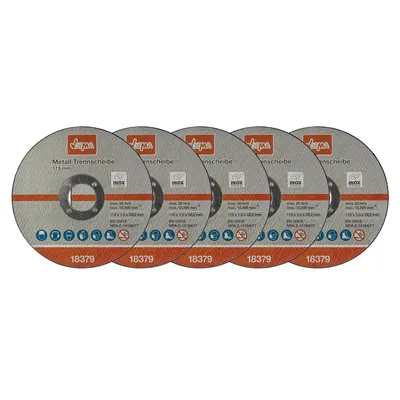 Image de Disque à découper le métal 115x1,0x22,2 mm, 5 pcs