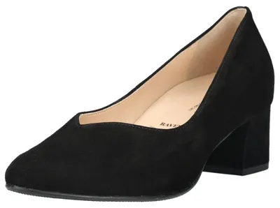 Produktbild von HASSIA Pumps aus Leder mit Blockabsatz und Wechselfußbett