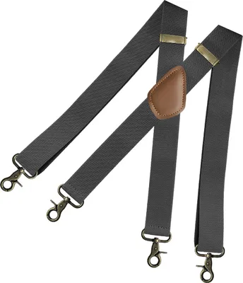 Immagine prodotto di INF Bretella elastica regolabile a forma di X con 4 clip Grigio scuro