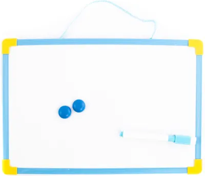 Produktbild von Magnettafel Abwischbar 30x20cm - Whiteboard Kindertafel mit Stift & Magneten