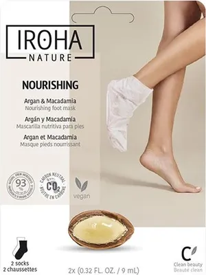 Immagine prodotto di IROHA Maschera Nutriente Argan per Piedi IROHA Nature