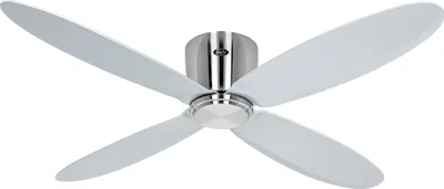 Zdjęcie produktu dla Energooszczędny wentylator sufitowy z pilotem Eco Plano II WiFi 132 cm chrom