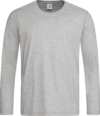 Immagine prodotto di Stedman ST2500 | Maglietta classica a maniche lunghe da uomo - Colore: Grigio Heather - Taglia: S