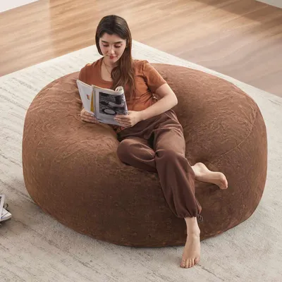 Produktbild von 5FT Sitzsack Sofa für Erwachsene, weich, bequemer Lesesessel