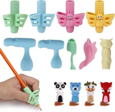 Produktbild von Ergonomisches Schreibhilfe-Set für Kinder und Erwachsene, 13-teilig, Haltungskorrektur