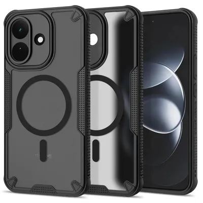 Obrázok produktu pre TECH-PROTECT RUGGED SHIELD MAGSAFE, ochranný kryt pre Xiaomi Redmi Note 17 Pro 5G, matná čierna