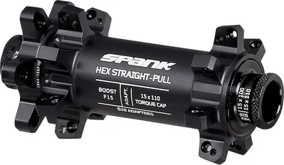 Immagine prodotto di Mozzo Spank HEX Straightpull Boost F15, mozzo anteriore 28 fori, nero 28