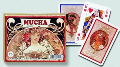 Produktbild von Piatnik Mucha – Dreams Spielkarten – Doppeldecker