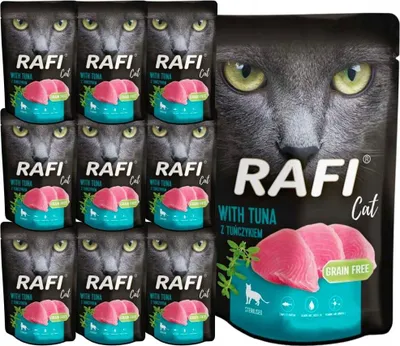 Image de Rafi Wet Cat Food Sterilised with Tuna 100 G