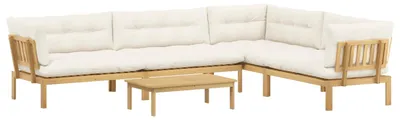 Produktbild von 5 Stück Garten Pallet Sofa Einheiten Massivholz Akazie