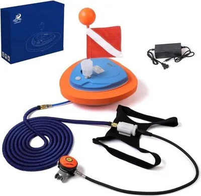 Image de Ventilateur de plongée - Étanche et rechargeable - Réservoir de plongée portable - Régulateur de respiration