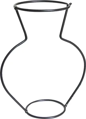 Produktbild von Einzigartiger Pflanzenhalter - Eisen - Schwarz