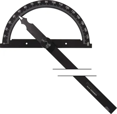 Produktbild von Winkelmesser Gradbogen- 300 mm Schenkellnge 500 mm