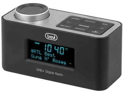 Image de Trevi RC 80D6 DAB Portable Analogique & Numérique Noir, Argenté